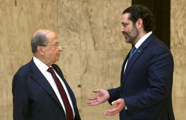 aoun hariri 1 Cedar News الراعي