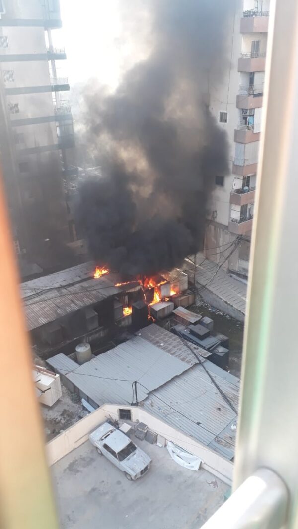 fire 1 Cedar News اخماد