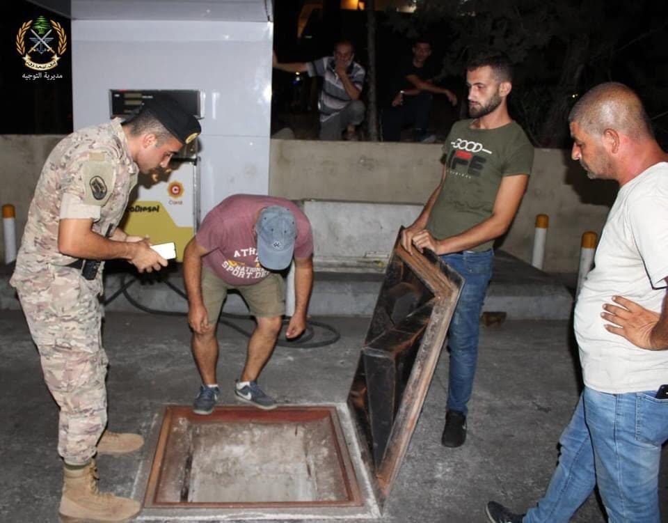 ‏ صور: دهم محطات خزّنت البنزين والمازوت في صيدا