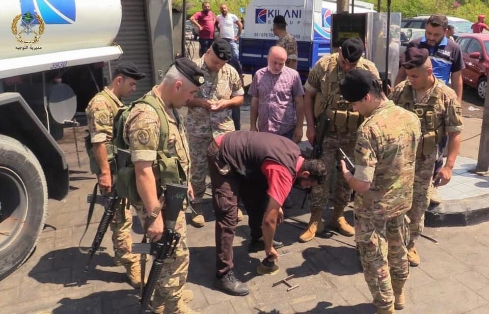 ‏ صور: دهم محطات خزّنت البنزين والمازوت في صيدا