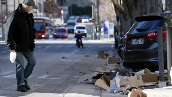 Greve des poubelles a Marseille