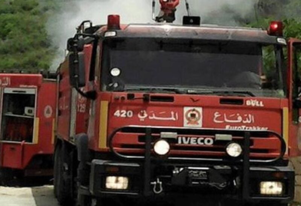 إصـابة عنصر من الدفاع المدني خلال تأديته واجبه 1 إصـابة عنصر من الدفاع المدني خلال تأديته واجبه