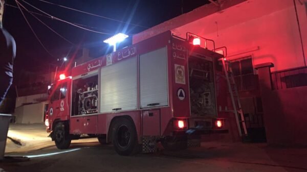 بالصور: حريق سيارة في مجدل عنجر