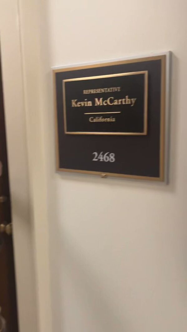 Video: protesters breach office of U.S. House Speaker Kevin McCarthy