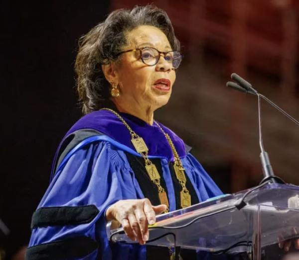 Temple University says acting president JoAnne Epps has died after collapsing on stage 1 Temple University