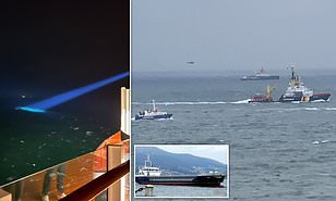 One dead, four missing after ship sinks in North Sea