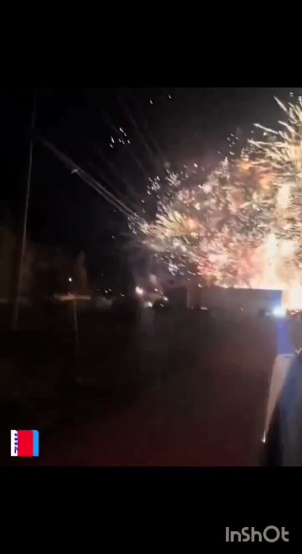 Video: A collision between a car and a truck carrying $100,000 worth of fireworks on a Canadian highway 1 Video: A collision between a car and a truck carrying $100,000 worth of fireworks on a Canadian highway
