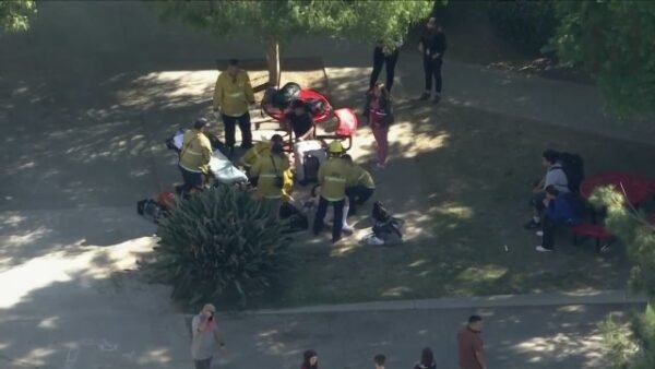 update: 3 teenagers were hurt at Van Nuys High School.. suspect remains ...