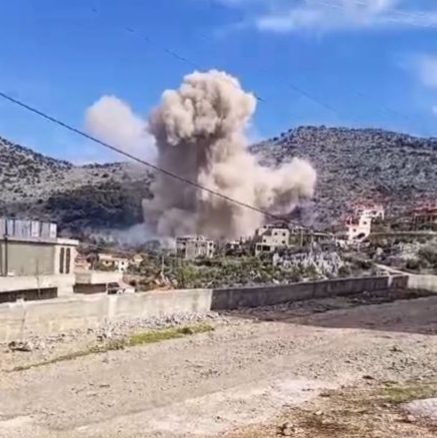 تفجير ضخم في كفرشوبا 1 كفرشوبا