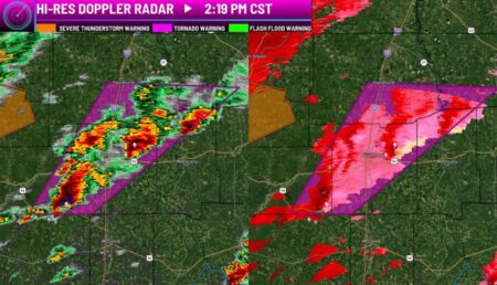 Tornado Warning including Brookhaven MS, Wesson MS and Bogue Chitto MS