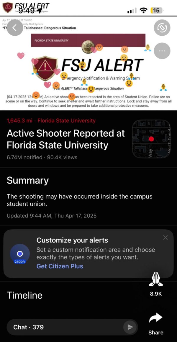 VIDEO: Active shooter at Florida State University
