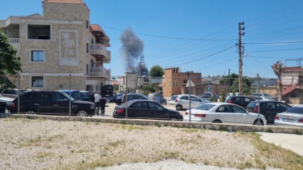 غارة تستهدف بلدة حولا الحدودية 1 غارة تستهدف بلدة حولا الحدودية