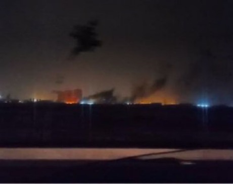 More footage of the fire near the a power plant in Karaj, Iran 1 More footage of the fire near the a power plant in Karaj, Iran