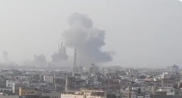 VIDEO: Airstrikes by the Israeli Air Force against the Ports of Hodeidah and Al-Salif in Yemen