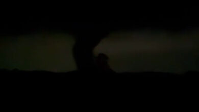 VIDEO: Large tornado on the ground near Somerset, Kentucky