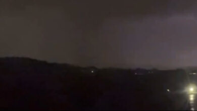 VIDEO: Large and destructive tornado on the ground just south of Somerset, Kentucky