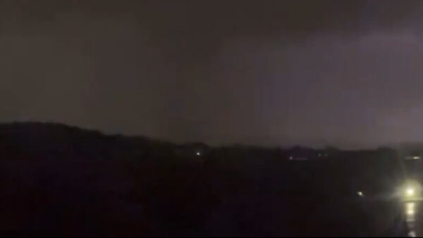 VIDEO: Large and destructive tornado on the ground just south of Somerset, Kentucky 1 VIDEO: Large and destructive tornado on the ground just south of Somerset, Kentucky