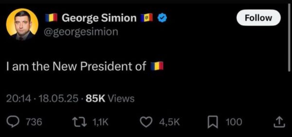 George Simon is the new President of Romania