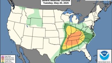 Enhanced Tornado Risk Maintained for Mid-South, Extended Into Southern Kentucky