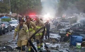 VIDEO: Small Plane Crashes into San Diego Neighborhood, Multiple Homes on Fire