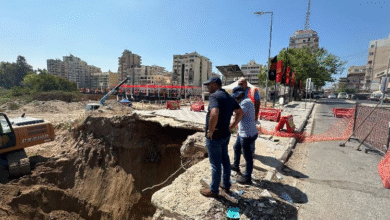 بلدية صور تبدأ إصلاح شبكة الصرف الصحي في محيط المغتسل المستحدث