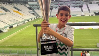 راين أبي نجم يتألّق عالمياً ويفوز ببطولة كأس العالم لأكاديميات جوفنتوس