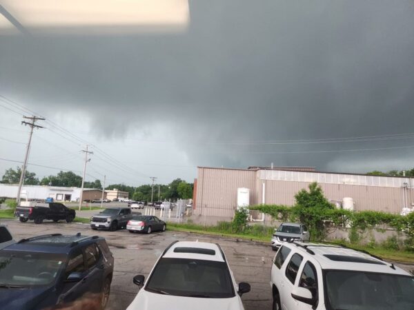 Tornado near Arrowhead Stadium