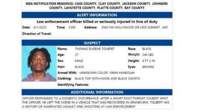 Blue Alert Issued in Missouri: Thomas Eugene Tolbert Wanted for Police Shooting in Lee’s Summit