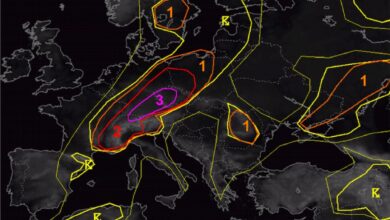 Level 3 Weather Alert: Severe Derecho Threatens NE Switzerland, Southern Germany, and Czechia