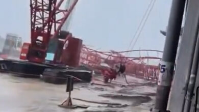 VIDEO: 2 Construction Workers Killed in Crane Collapse on Merritt Island, Florida