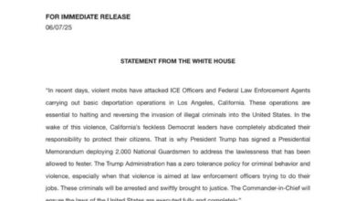 Karoline Leavitt says President Trump is deploying 2,000 National Guardsmen to California