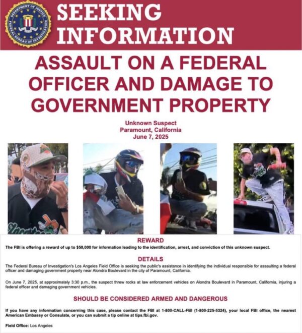 FBI confirms they're searching for man who threw rocks at federal vehicles 1 FBI confirms they're searching for man who threw rocks at federal vehicles