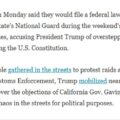California sues Trump Administration