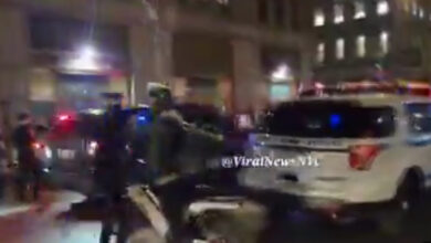 VIDEO: Anti-ICE demonstrators clash with NYPD in Manhattan