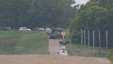 Large Police Presence as Suspected Shooter’s Vehicle Found in Sibley County, Minnesota
