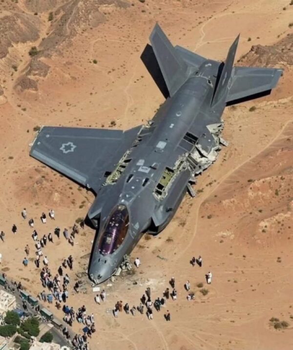 Iran has shares first image of Israeli-US made F-35 aircraft shot down 1 F-35 aircraft