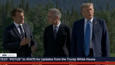 Trump when asked why he's leaving G7 early: I have to be back.. very important