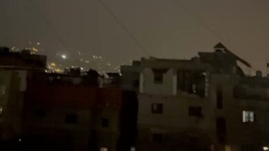 بالفيديو: رصد الصواريخ الإيرانية من لبنان