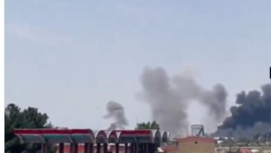 بالفيديو: قصف على طهران الان