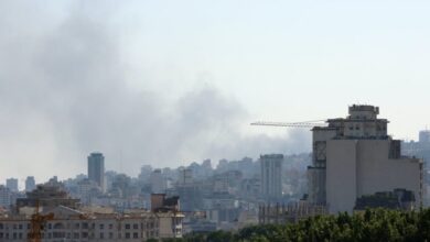 بالصورة: انفجارات في شرق طهران