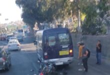 يازا: حادث بين دراجة وباص للنقل العام مقابل مستشفى مارتين في جبيل