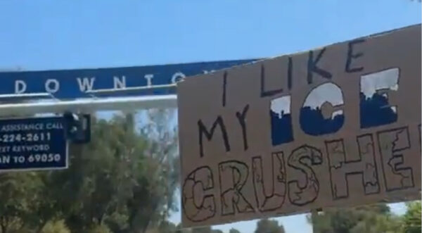 VIDEO: Protesters Converge at Dodger Stadium as DHS Agents Stage Nearby 1 VIDEO: Protesters Converge at Dodger Stadium as DHS Agents Stage Nearby