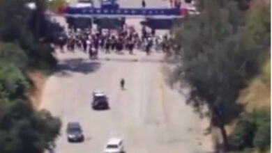 ICE Officials were blocked and escorted from the Dodger Stadium grounds after trying to set up a staging ground
