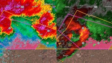 Tornado on the ground near Vienna, SD