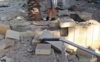 فيديو يُظهر أضرارًا في مدينة حيفا