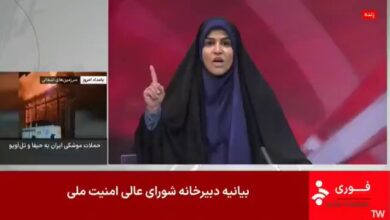 بالفيديو: لحظة قصف التلفزيون الإيراني