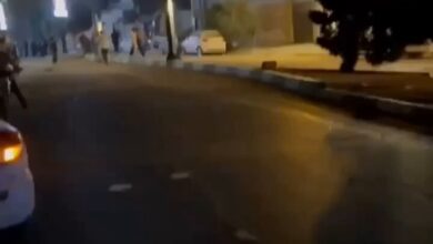 فيديو استهداف شقة في مبنى كان يتواجد بها سعيد إيزادي