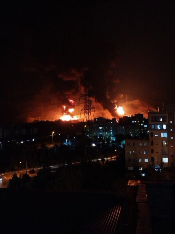 VIDEO: Reports that Israel hit an oil depot in Tehran, Iran 1 VIDEO: Reports that Israel hit an oil depot in Tehran, Iran