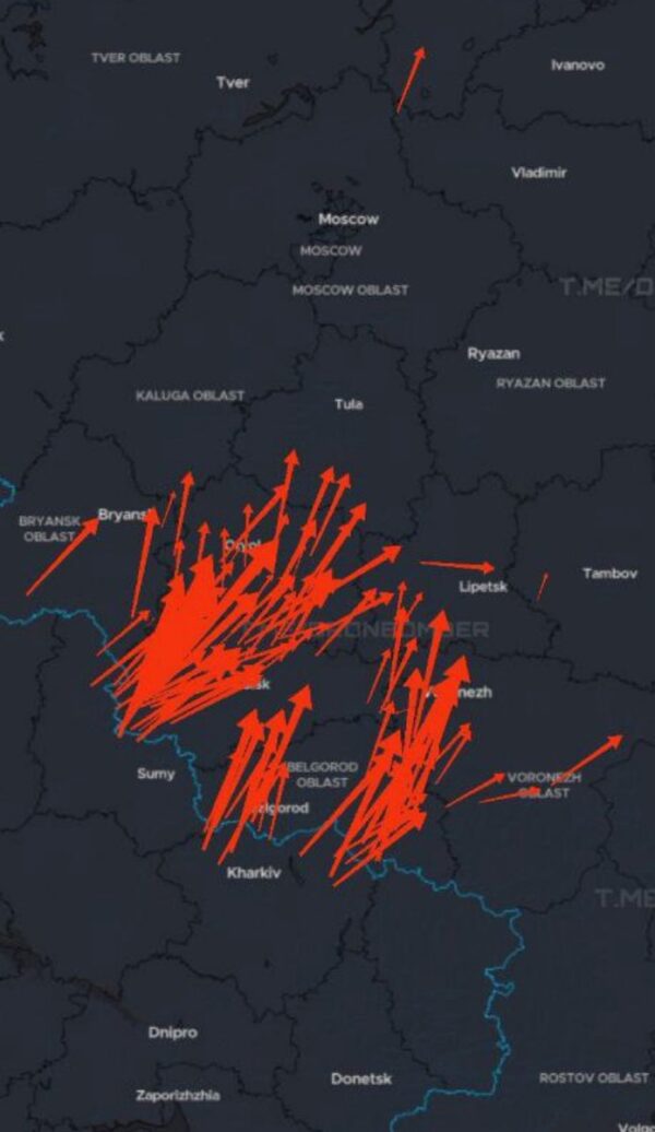 Ukraine launched another large swarm of suicide drones against Russia 1 Ukraine launched another large swarm of suicide drones against Russia