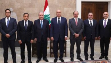 مصرف لبنان: نواب الحاكم الجدد يؤدّون قسم اليمين أمام رئيس الجمهورية